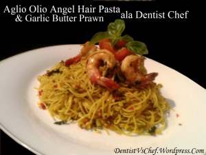 Resep Aglio Olio Angel Hair Spaghetti with Grilled Butter 