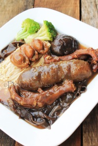 braised sea cucumber duck feet goose web with oyster sauce superior stock abalone recipe