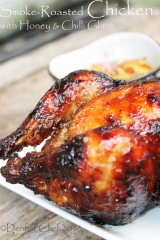 smoke roasted chicken recipe roasted chicken honey glaze spicy