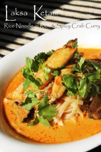 resepi laksa ketam crab curry rice noodle soup malaysian