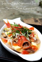teochew style steamed fish recipe seven star grouper steamed coral trout