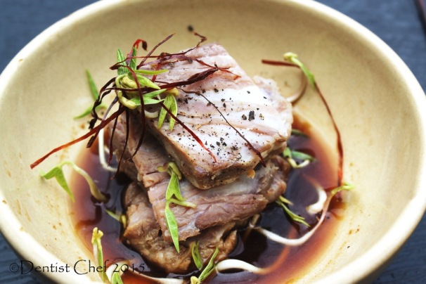 slow cooked beef wagyu ponzu soy sauce kobe sous vide with rice cooker